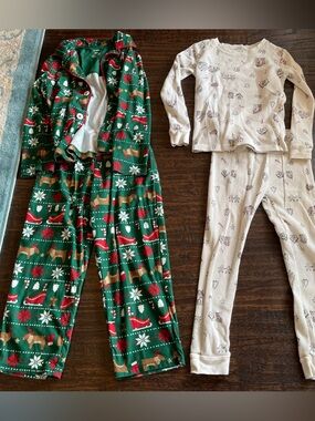 Kids Christmas Pajamas- Size 6